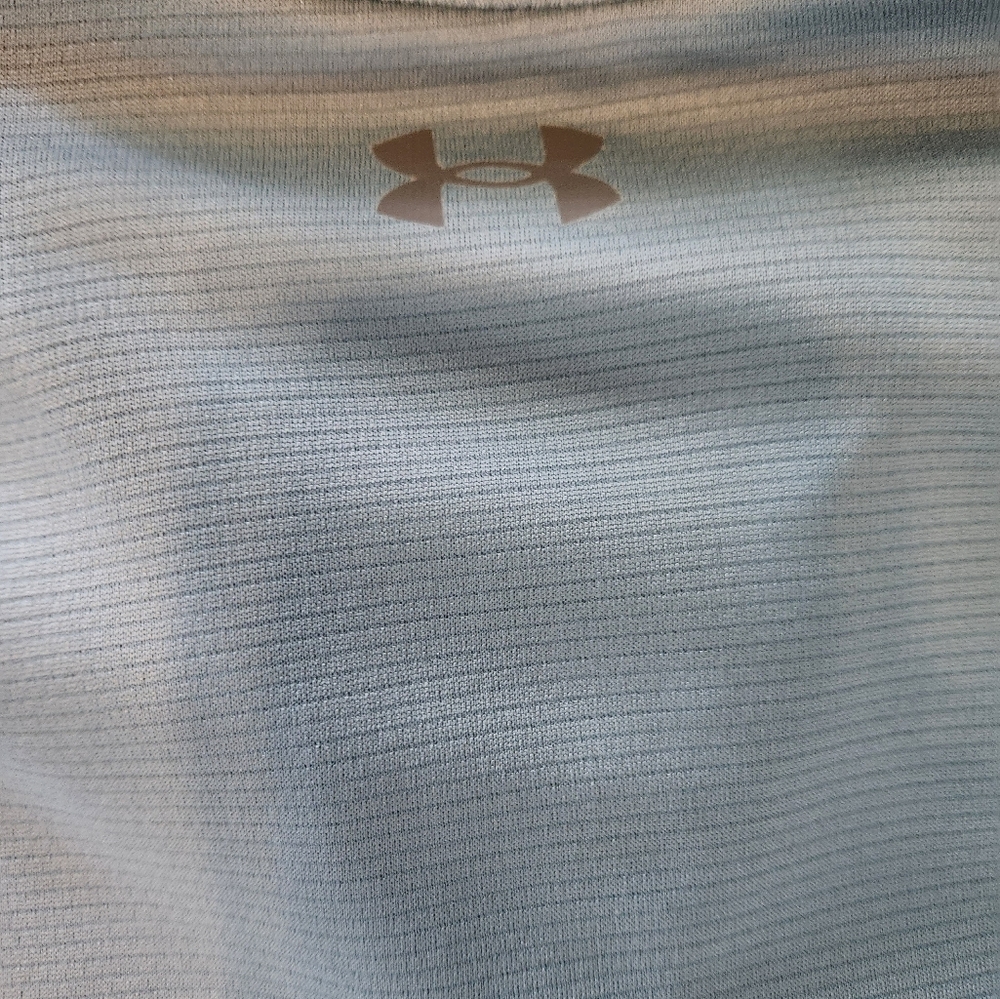 Men's Under Armour Heat Gear Teal Polo Shirt Size Medium - Picture 5 of 5